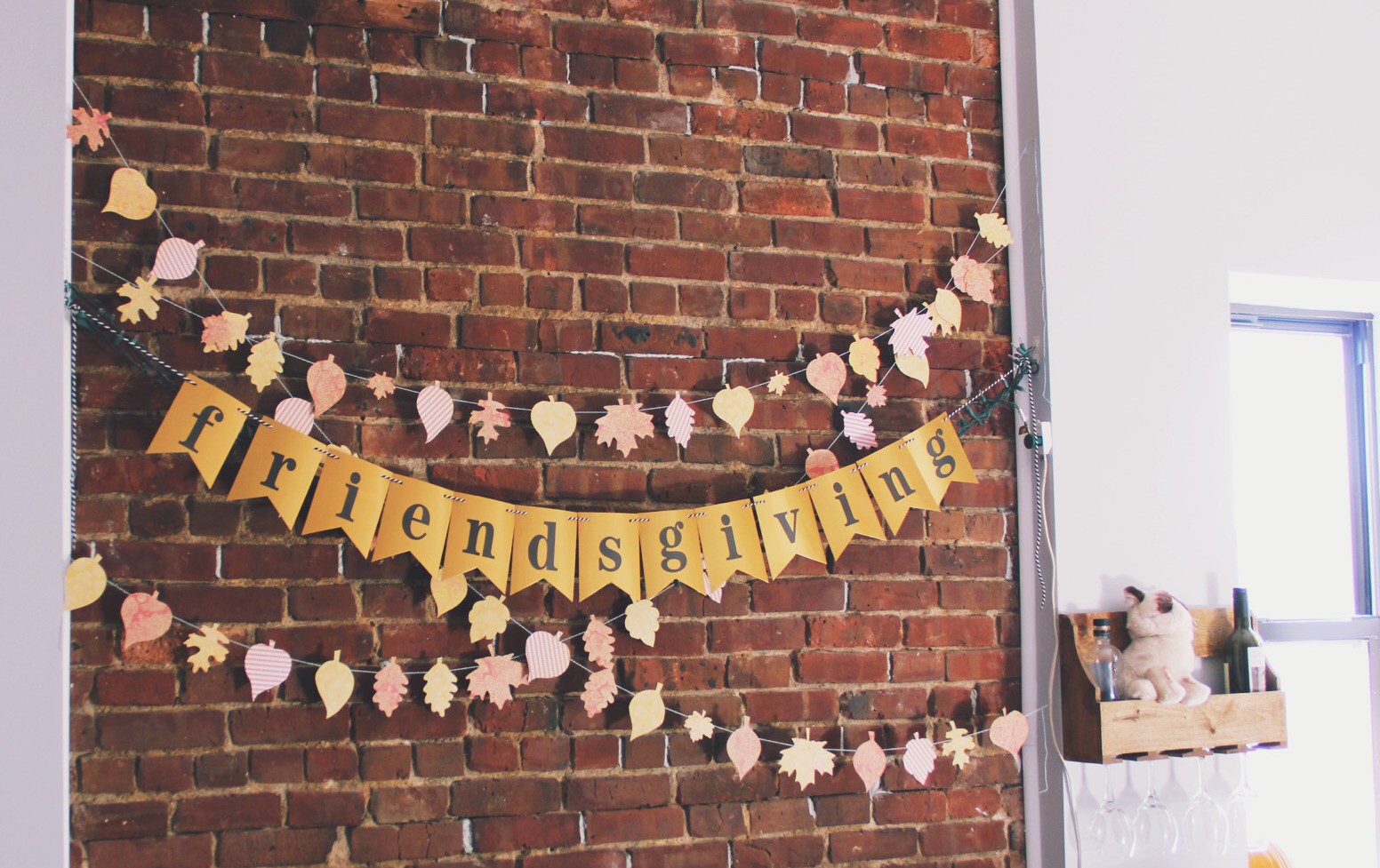 Fun banner to make for Friendsgiving this year