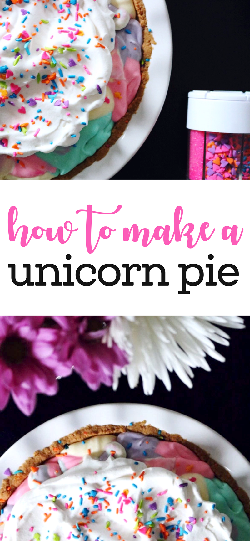 How to Make a Unicorn Pie | via Pies Before Guys