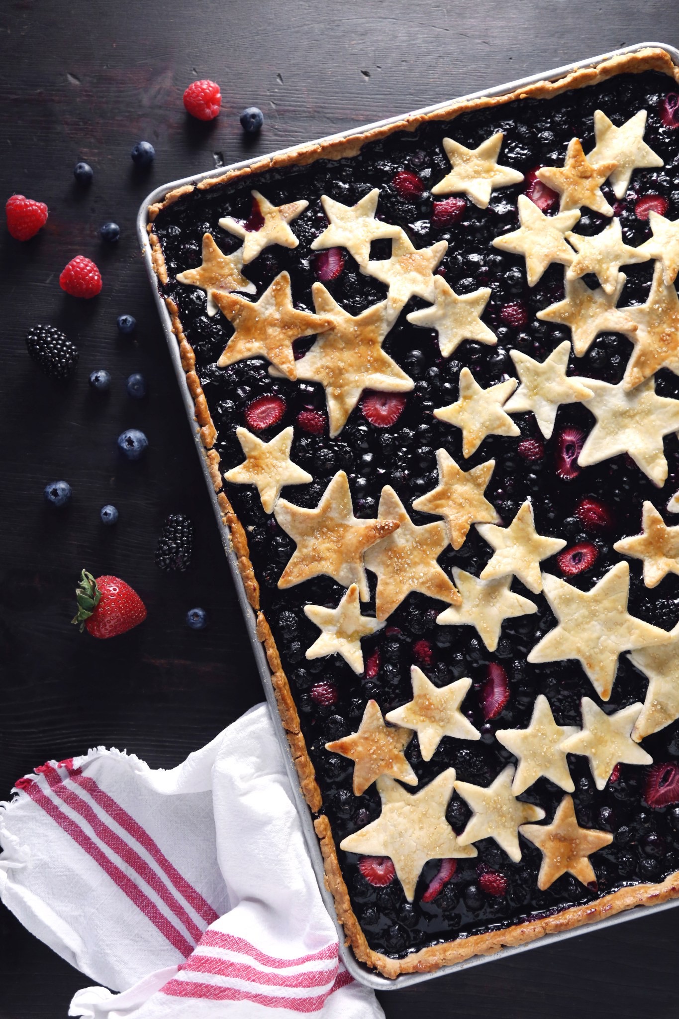Patriotic Pies - Star Spangeled Slab pie