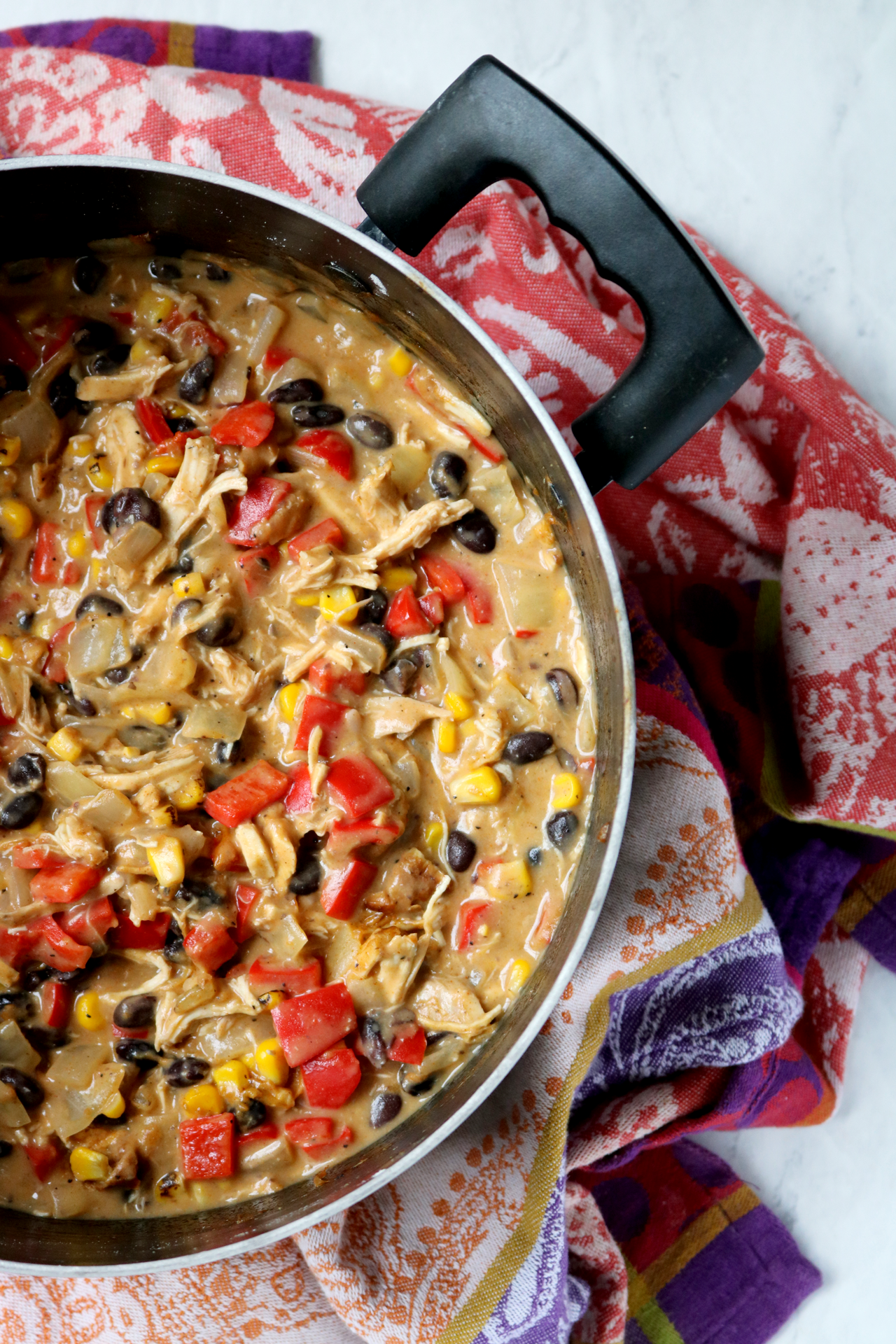 Southwestern Chicken Pot Pie recipe | via allspice blog