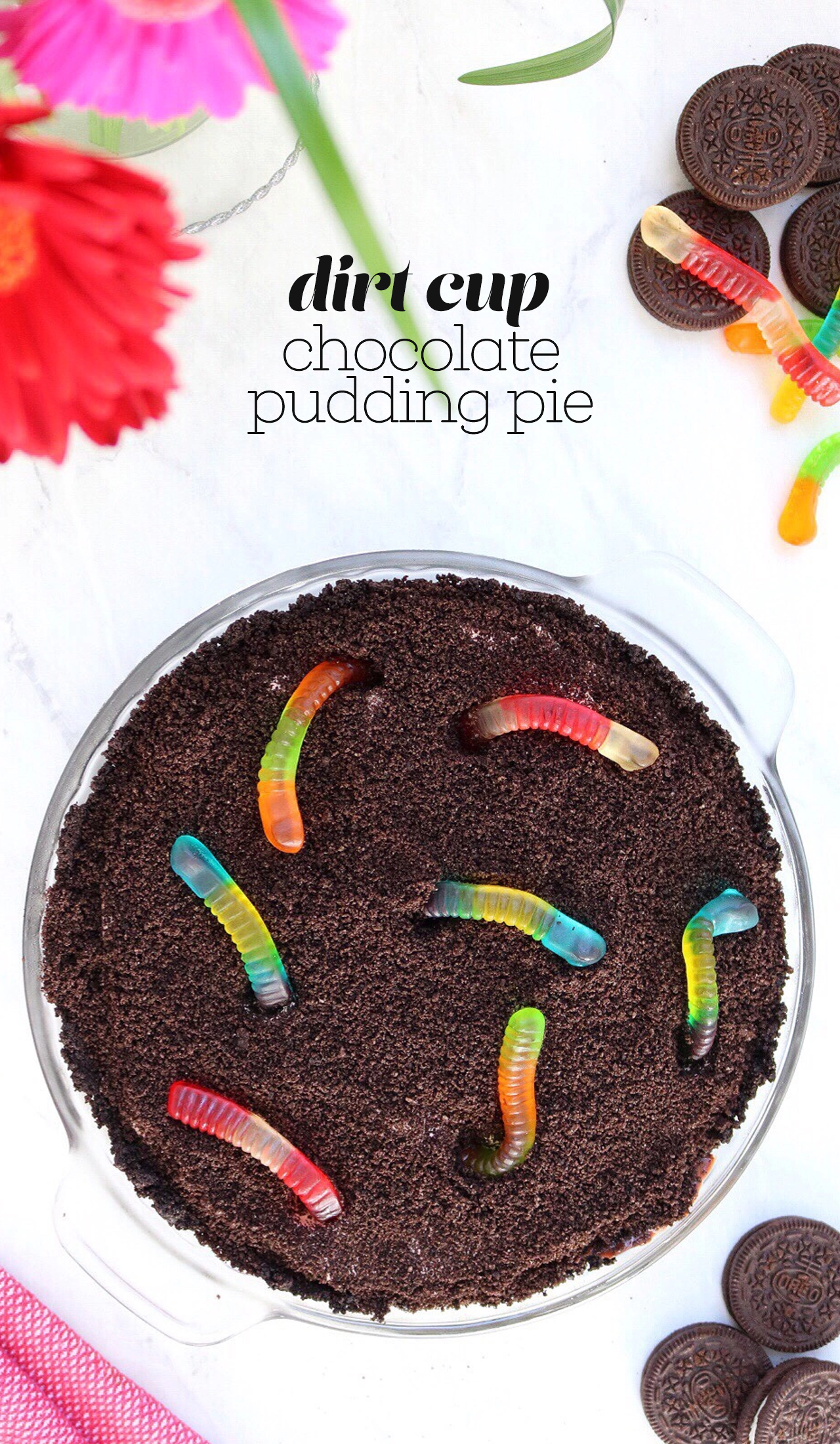 Dirt Cup Chocolate Pudding Pie | via Pies Before Guys