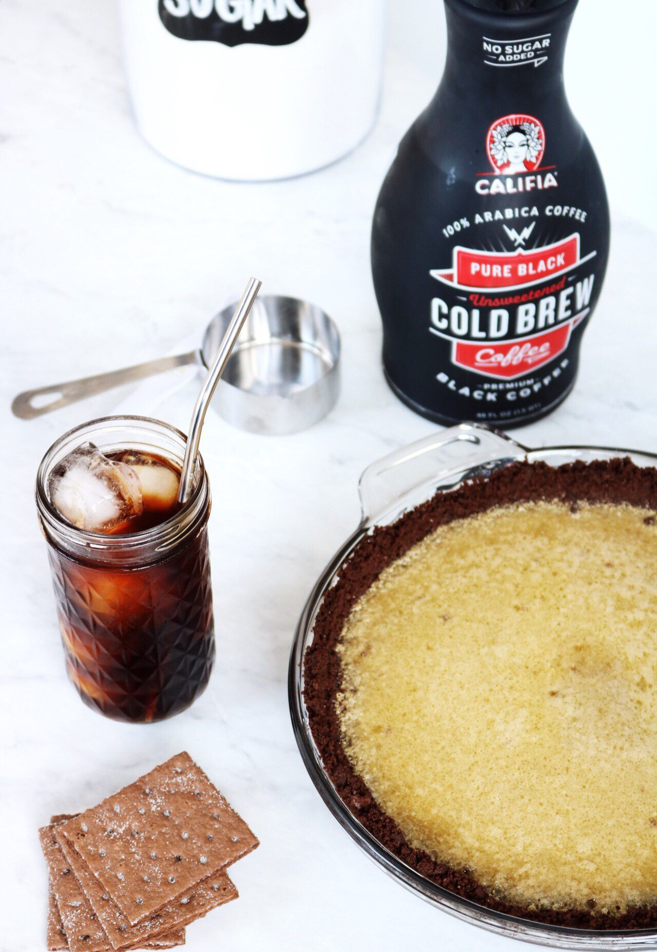 Cold Brew Coffee Pie recipe | via Pies Before Guys
