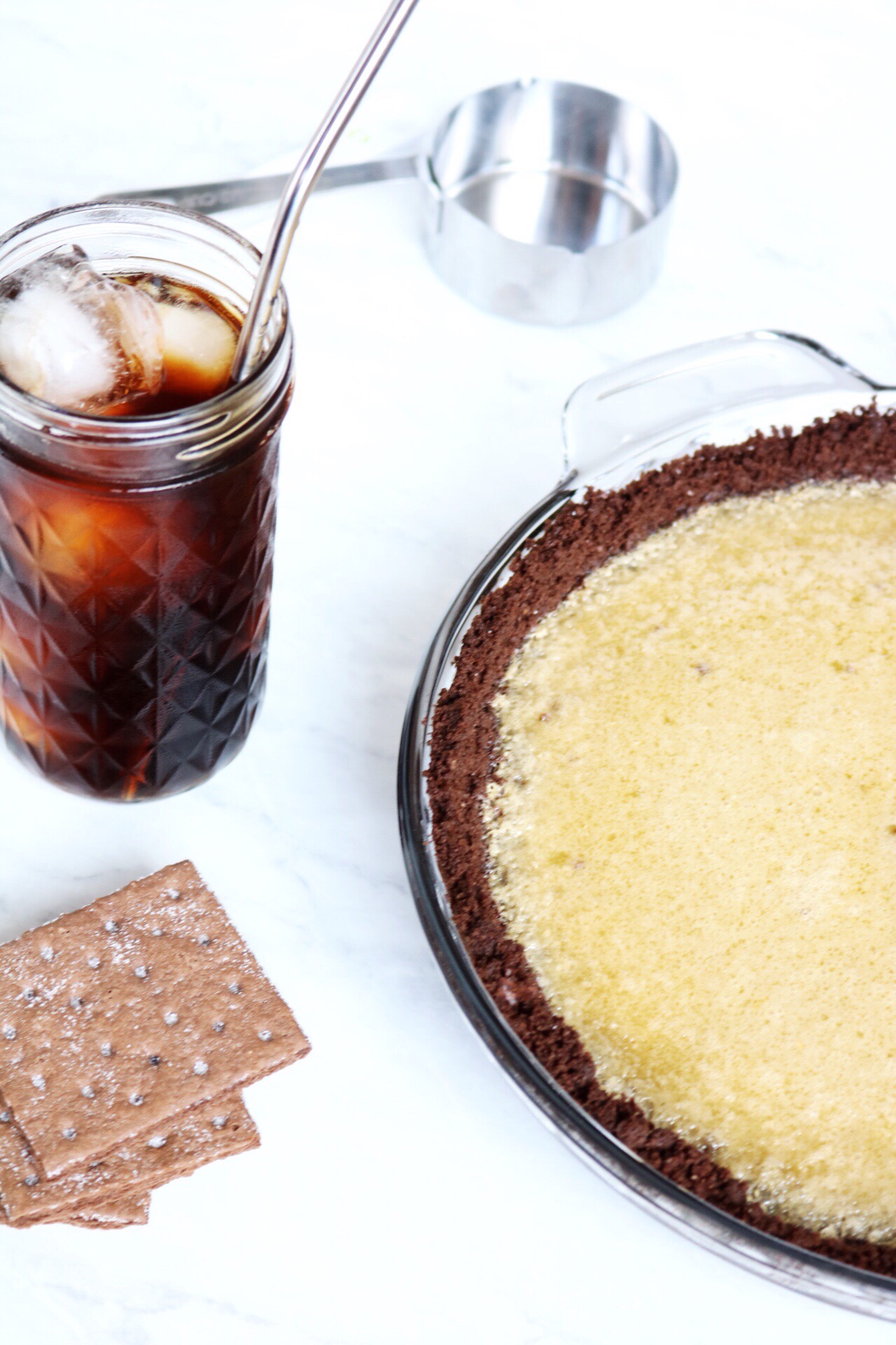 Cold Brew Coffee Pie recipe | via Pies Before Guys