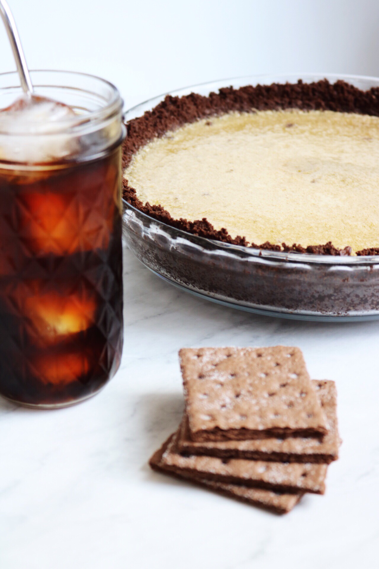 Cold Brew Coffee Pie recipe | via Pies Before Guys