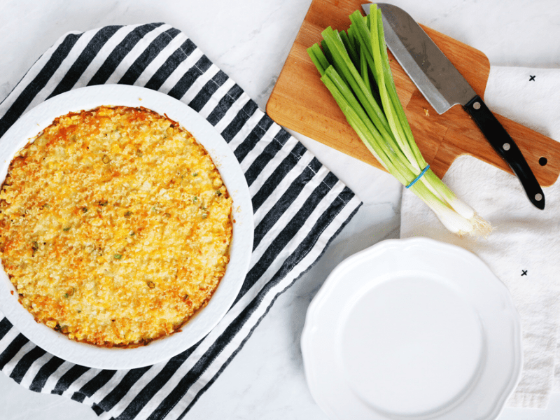 Cheddar Sweet Corn&nbsp;Pie