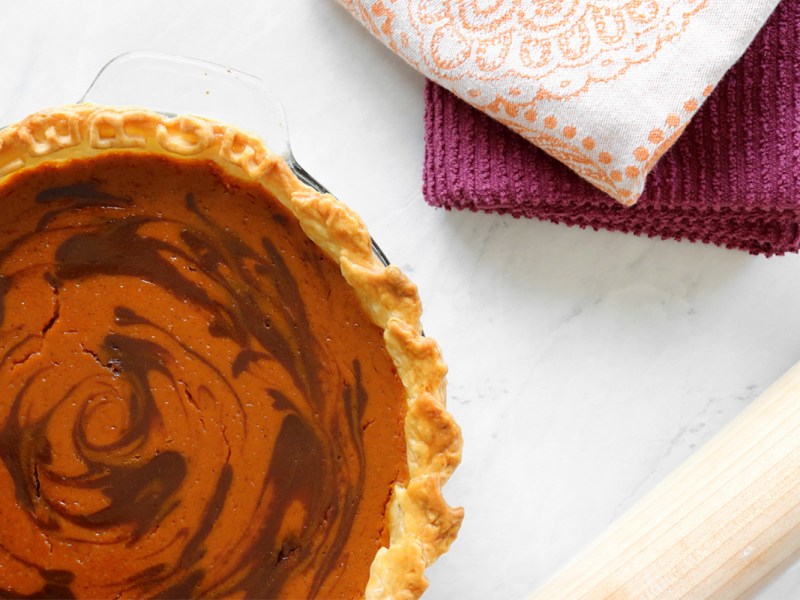 Pumpkin Chocolate Swirl&nbsp;Pie