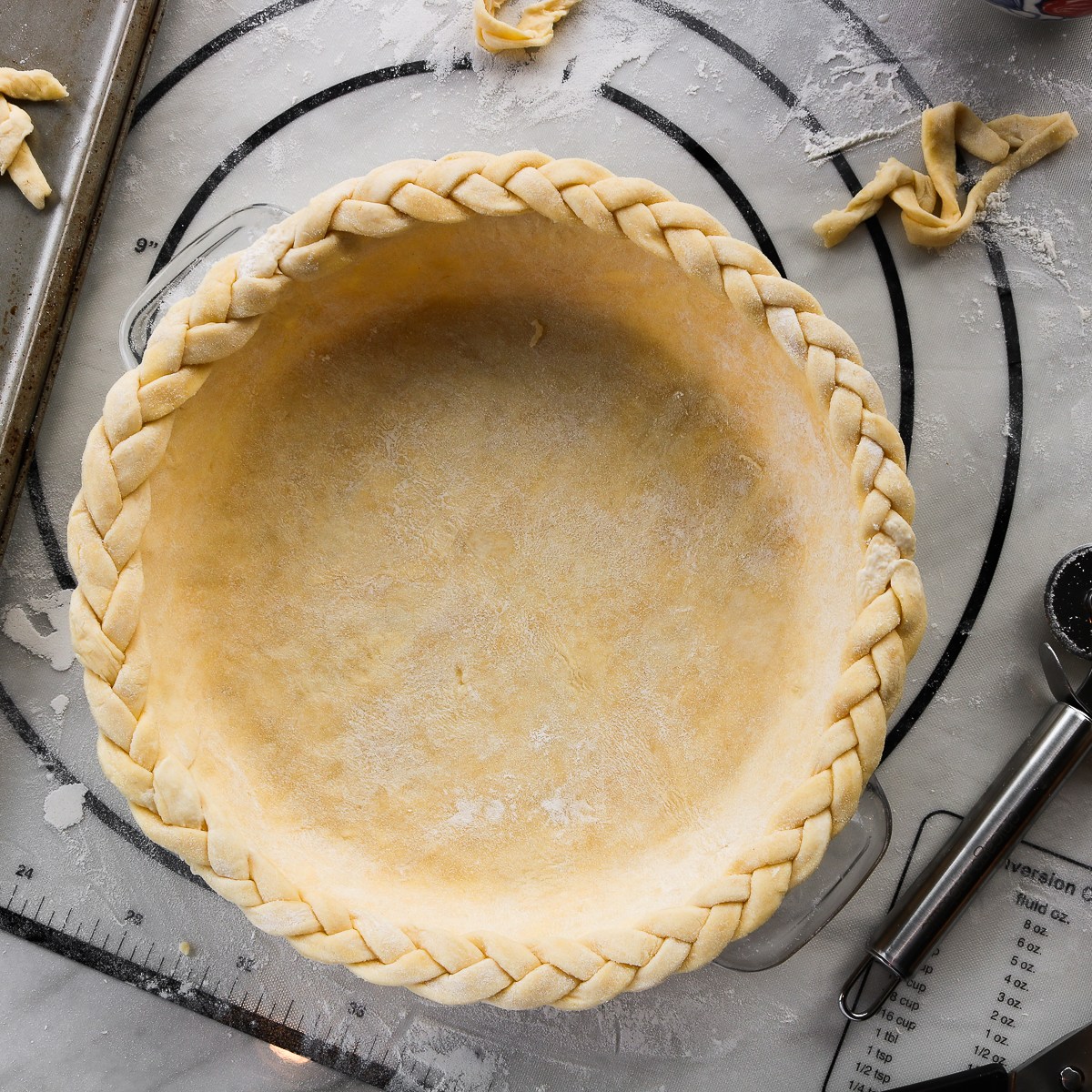 How to Make a Braided Pie Crust&nbsp;Design