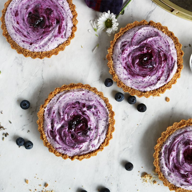 Frozen Lavender Blueberry Mini&nbsp;Pies