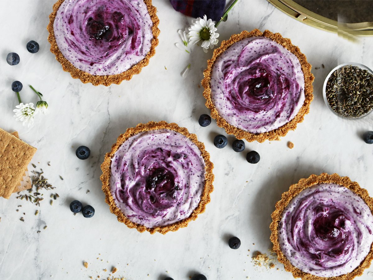 Frozen Lavender Blueberry Mini&nbsp;Pies