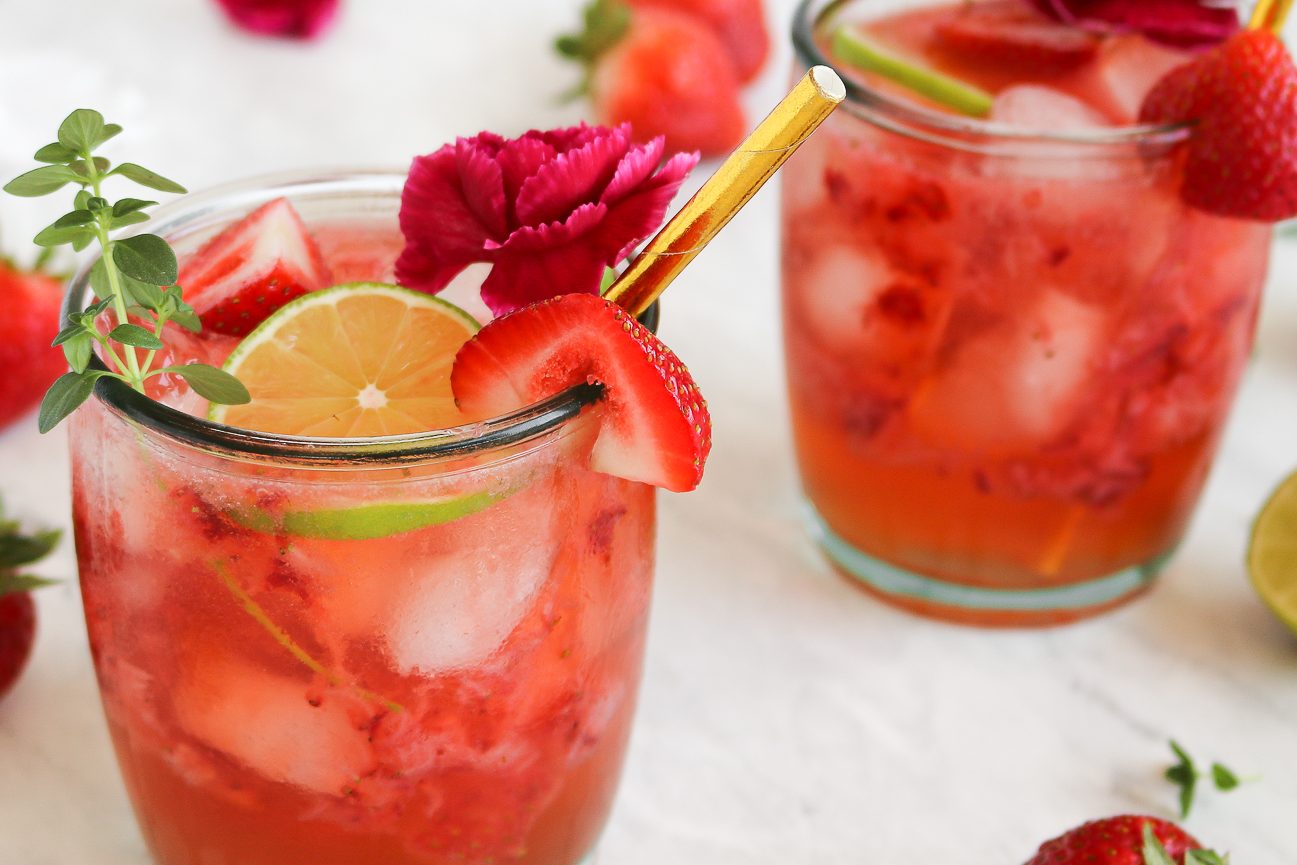Strawberry Tequila Soda